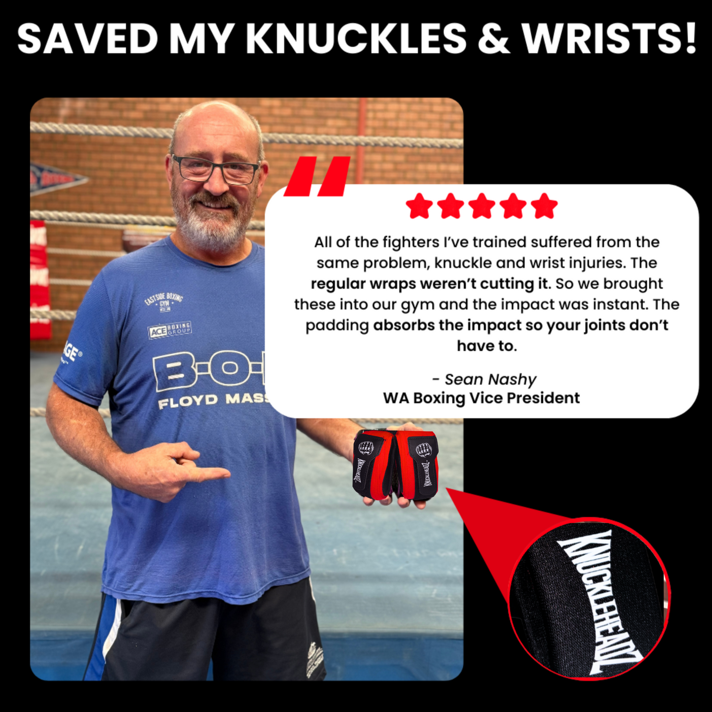 Knuckleheadz™ Impact Wraps pro